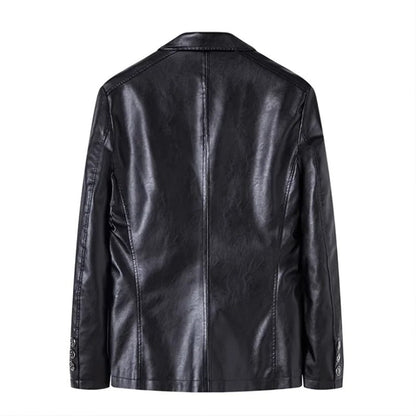 Business Casual Lederjacke