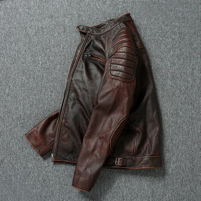Vintage Lederjacke
