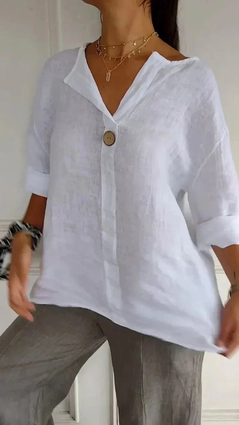 Yvonna™ - Chique Komfort Bluse