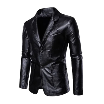 Business Casual Lederjacke