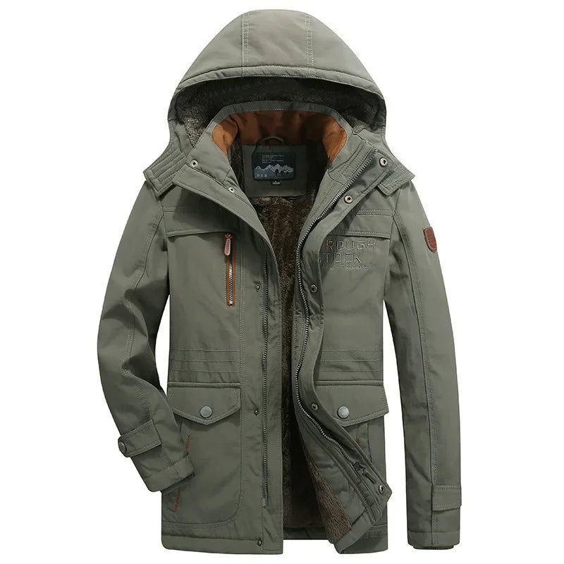 Elegante Gefütterte Winterjacke