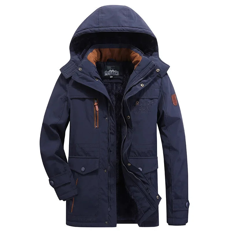 Elegante Gefütterte Winterjacke