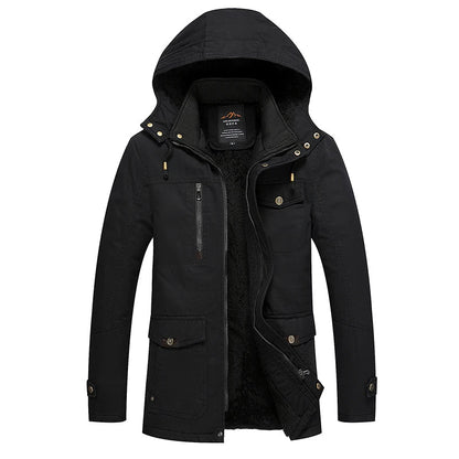 Elegante Gefütterte Baumwoll-Winterjacke