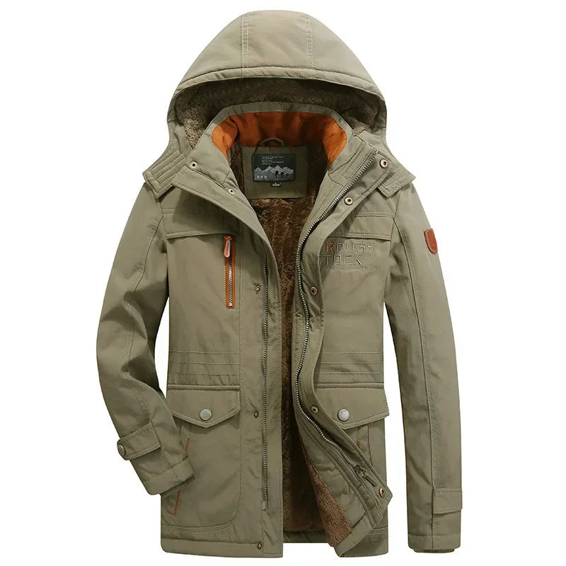 Elegante Gefütterte Winterjacke