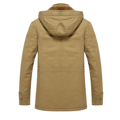 Elegante Gefütterte Baumwoll-Winterjacke