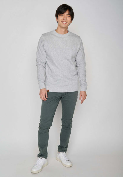 Basic Sweatshirt Grau - Bio-Baumwolle GOTS-zertifiziert