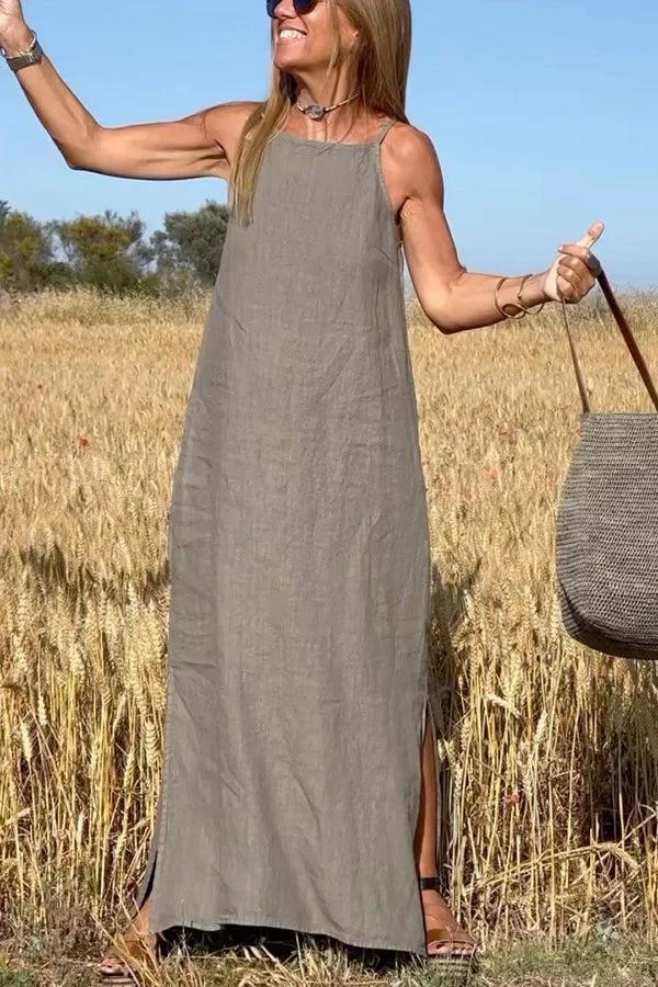 ALWINE I NECKHOLDER-KLEID