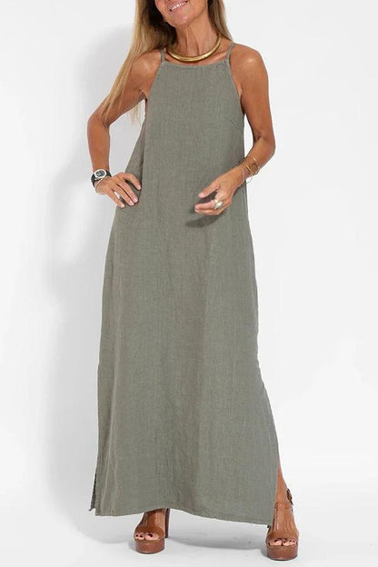 ALWINE I NECKHOLDER-KLEID