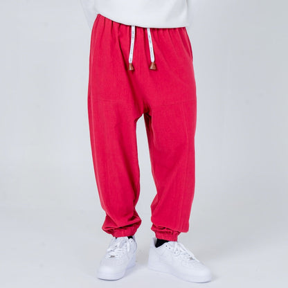 Shao - Bequeme Japanische Baumwoll-Haremhose