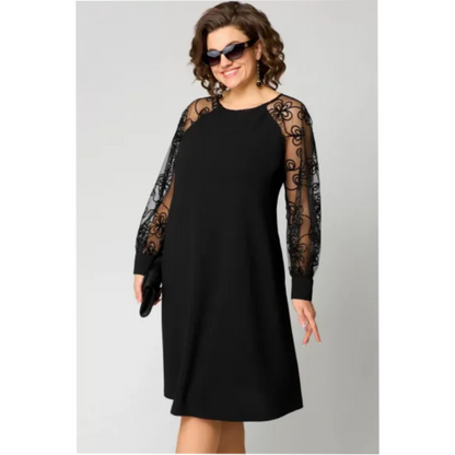 HARALDA I LÄSSIGES LANGÄRMELIGES KLEID