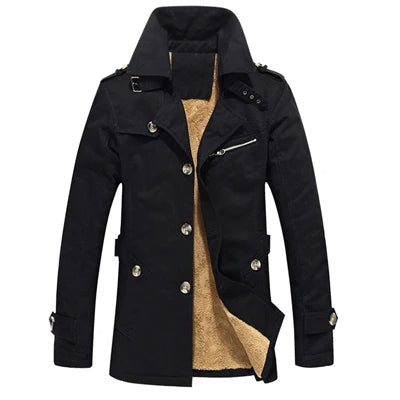 Eleganter Gefütterter Trenchcoat